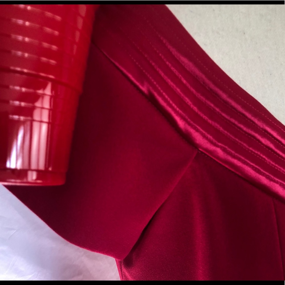 Talbots Rimini V-neck Hot Pink Dress 12 - Picture 7 of 8